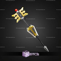 Cosplay STL Files Golden Ranger Staff