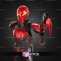 Cosplay STL Files Immortal Red Hood Costume