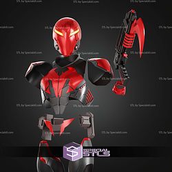 Cosplay STL Files Immortal Red Hood Costume