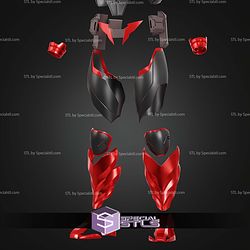 Cosplay STL Files Immortal Red Hood Costume
