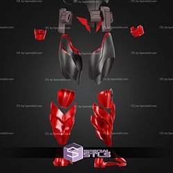 Cosplay STL Files Immortal Red Hood Costume