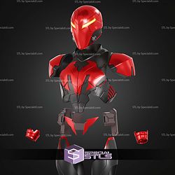 Cosplay STL Files Immortal Red Hood Costume