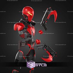 Cosplay STL Files Immortal Red Hood Costume