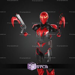 Cosplay STL Files Immortal Red Hood Costume