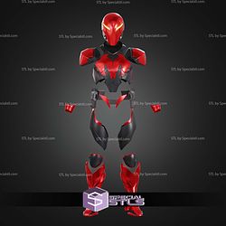 Cosplay STL Files Immortal Red Hood Costume