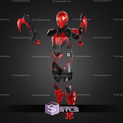Cosplay STL Files Immortal Red Hood Costume