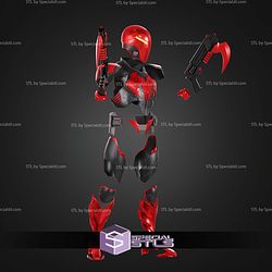 Cosplay STL Files Immortal Red Hood Costume
