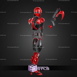 Cosplay STL Files Immortal Red Hood Costume