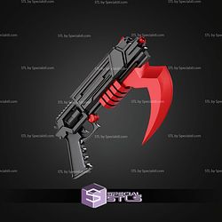 Cosplay STL Files Immortal Red Hood Gun