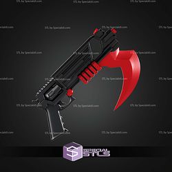 Cosplay STL Files Immortal Red Hood Gun