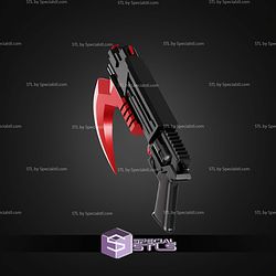 Cosplay STL Files Immortal Red Hood Gun