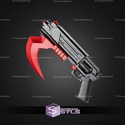 Cosplay STL Files Immortal Red Hood Gun