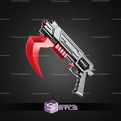 Cosplay STL Files Immortal Red Hood Gun