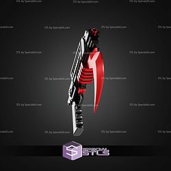Cosplay STL Files Immortal Red Hood Gun