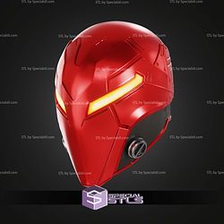 Cosplay STL Files Immortal Red Hood Helmet
