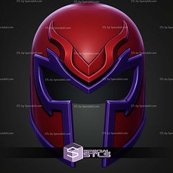 Cosplay STL Files Marvel Tokon Magneto Helmet