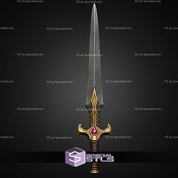 Cosplay STL Files Masters of the Universe Teela Sword