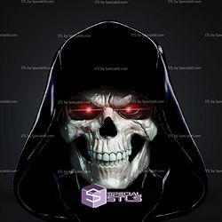 Cosplay STL Files MOTU Skeletor Hair