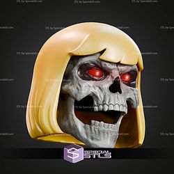 Cosplay STL Files MOTU Skeletor Hair