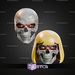 Cosplay STL Files MOTU Skeletor Hair