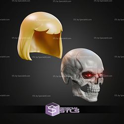 Cosplay STL Files MOTU Skeletor Hair