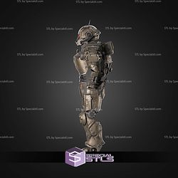 Cosplay STL Files NCR Power Armor Helmet and Armor V3