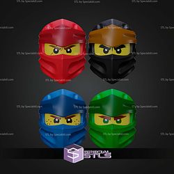 Cosplay STL Files NinjaGo Helmet