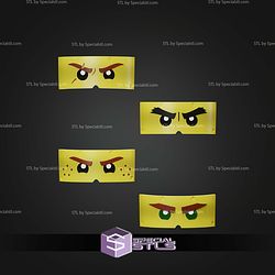 Cosplay STL Files NinjaGo Helmet