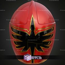 Cosplay STL Files Red Mystic Force Power Ranger Helmet