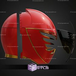 Cosplay STL Files Red Mystic Force Power Ranger Helmet