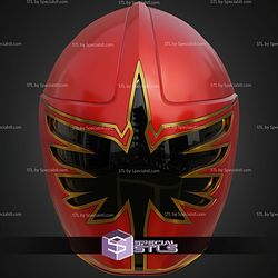 Cosplay STL Files Red Mystic Force Power Ranger Helmet