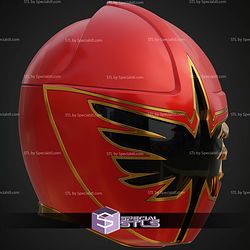 Cosplay STL Files Red Mystic Force Power Ranger Helmet
