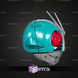 Cosplay STL Files Shin Kamen Rider Helmet