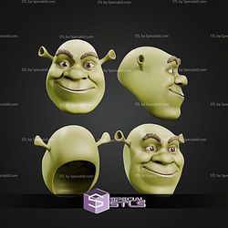 Cosplay STL Files Shrek Helmet