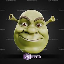 Cosplay STL Files Shrek Helmet