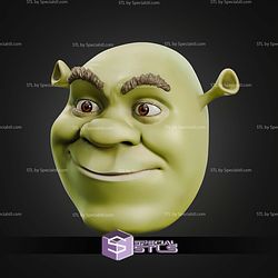 Cosplay STL Files Shrek Helmet