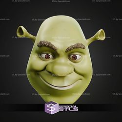 Cosplay STL Files Shrek Helmet
