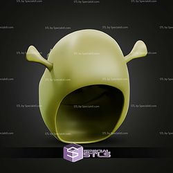 Cosplay STL Files Shrek Helmet