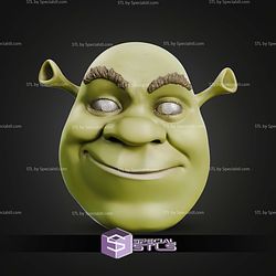 Cosplay STL Files Shrek Helmet