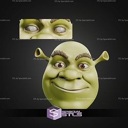 Cosplay STL Files Shrek Helmet