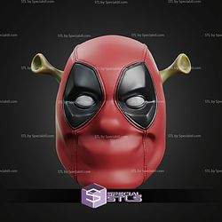 Cosplay STL Files Shrekpool Helmet