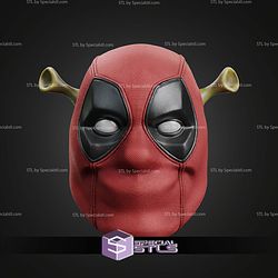 Cosplay STL Files Shrekpool Helmet