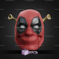 Cosplay STL Files Shrekpool Helmet