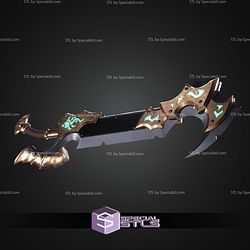 Cosplay STL Files Warmachine Hysene Sword