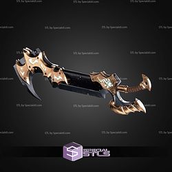 Cosplay STL Files Warmachine Hysene Sword