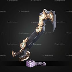 Cosplay STL Files Warmachine Hysene Sword