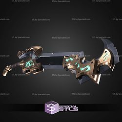 Cosplay STL Files Warmachine Hysene Sword