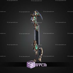Cosplay STL Files Warmachine Hysene Sword