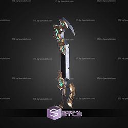 Cosplay STL Files Warmachine Hysene Sword