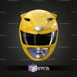 Cosplay STL Files Yellow Ranger Helmet
